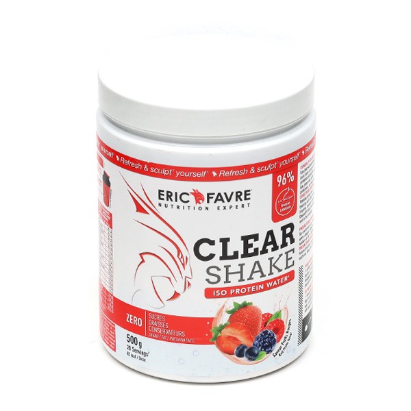 Eric Favre Clear Shake Iso Protein Water Fruits Rouges