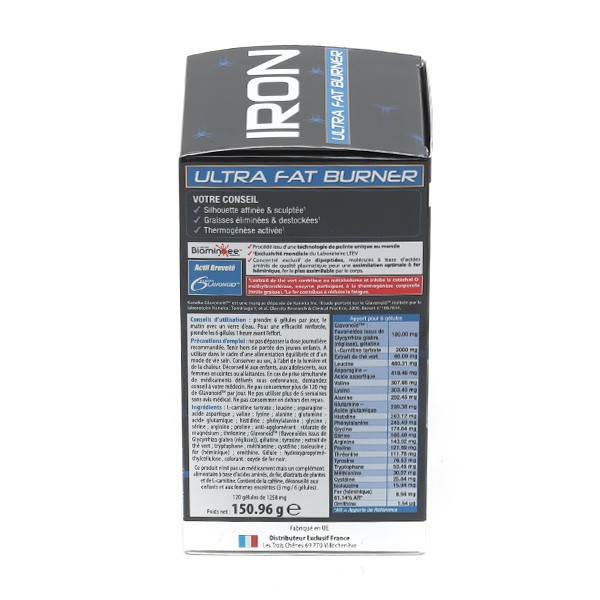 Eric Favre Iron Ultra Fat Burner capsules Brûleur de graisse
