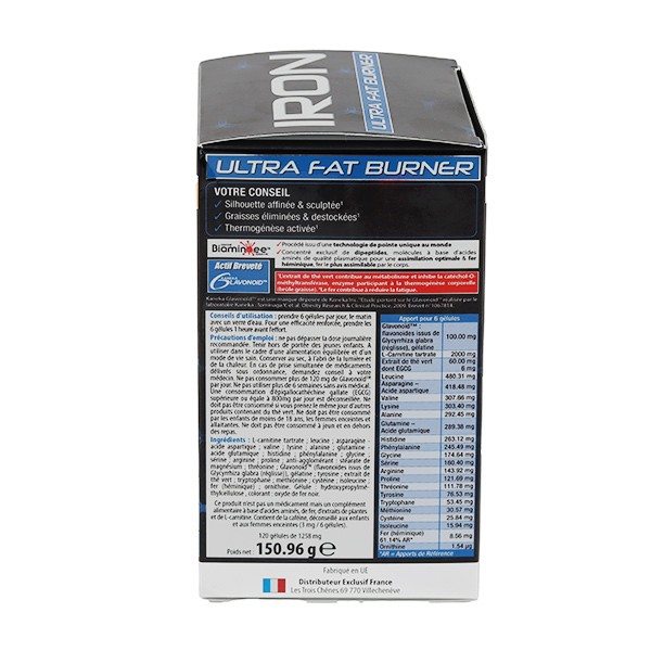 Eric Favre Iron Ultra Fat Burner gélules Brûleur de graisse
