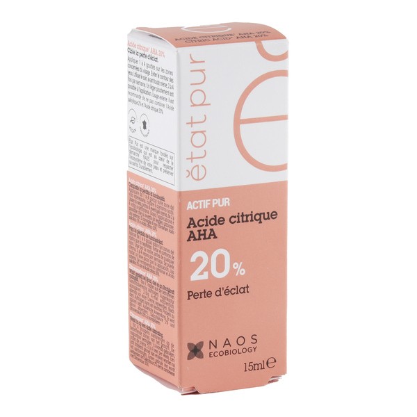 Etat pur acide citrique AHA 20%