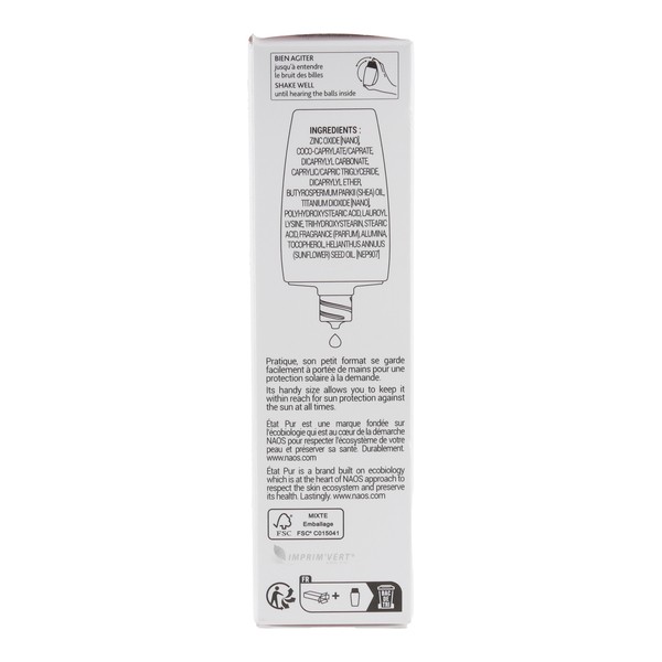 Etat pur fluide solaire protecteur visage SPF 30