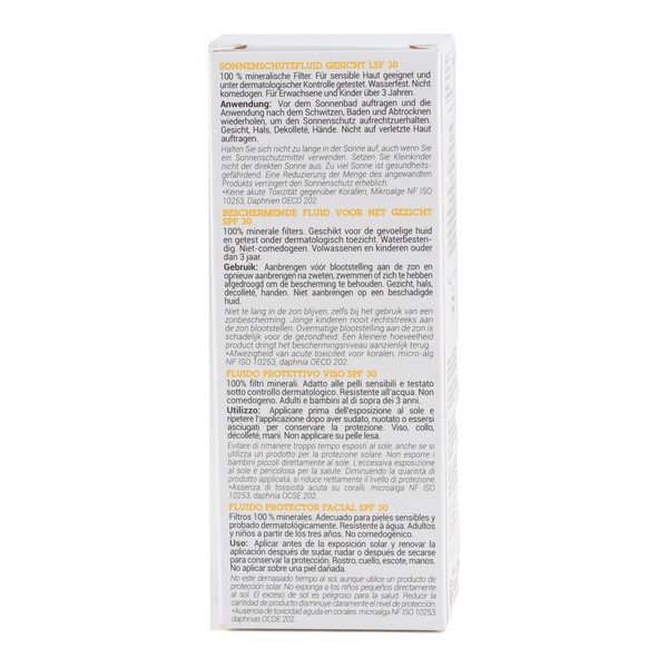 Etat pur fluide solaire protecteur visage SPF 30