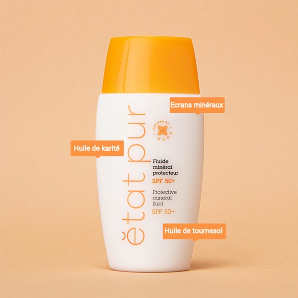 Etat pur Fluide solaire protecteur visage SPF50+