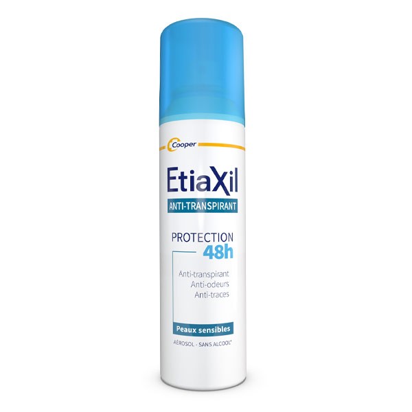 Etiaxil anti transpirant 48h Peaux sensibles spray