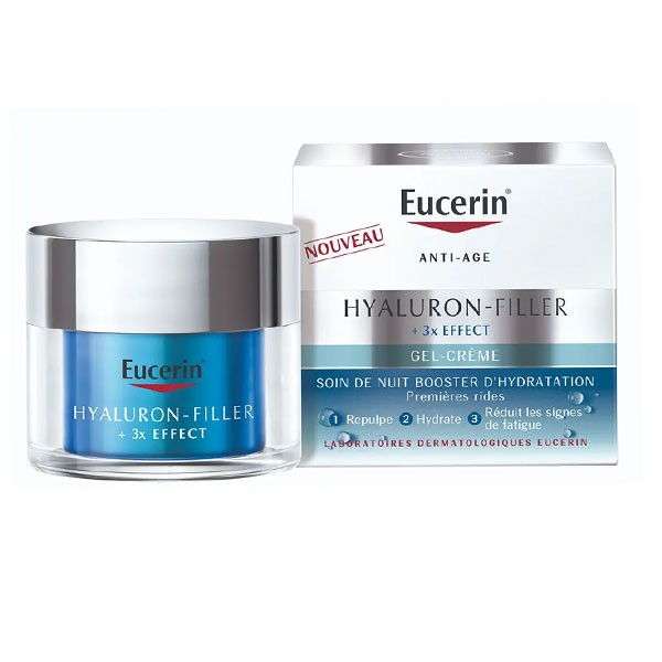 Eucerin Hyaluron-Filler + 3x effect Soin de nuit Booster d'hydratation