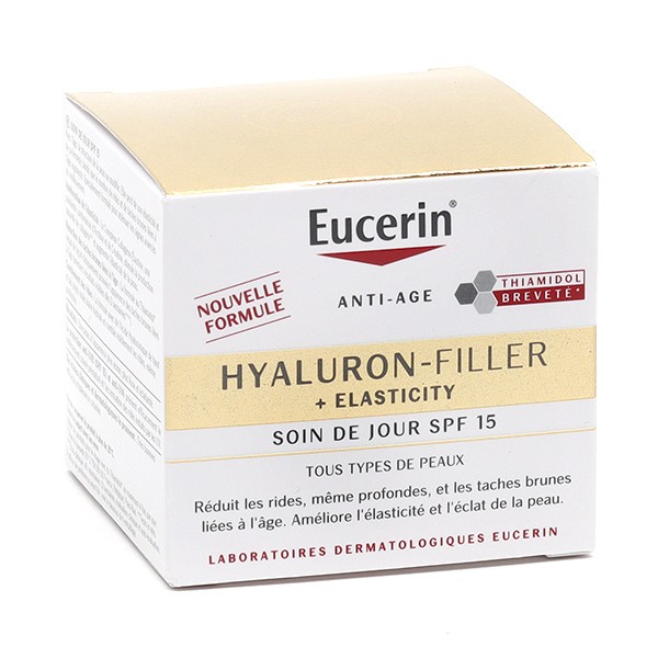 Eucerin Hyaluron Filler + elasticity soin de jour SPF 15