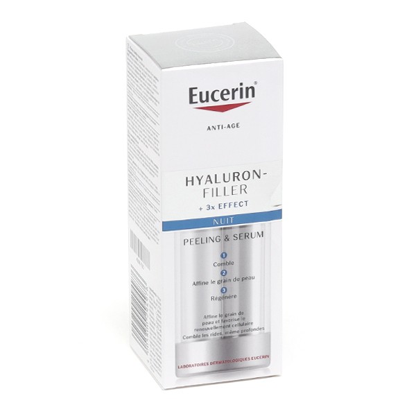 Eucerin Hyaluron Filler + 3x effect peeling et sérum nuit