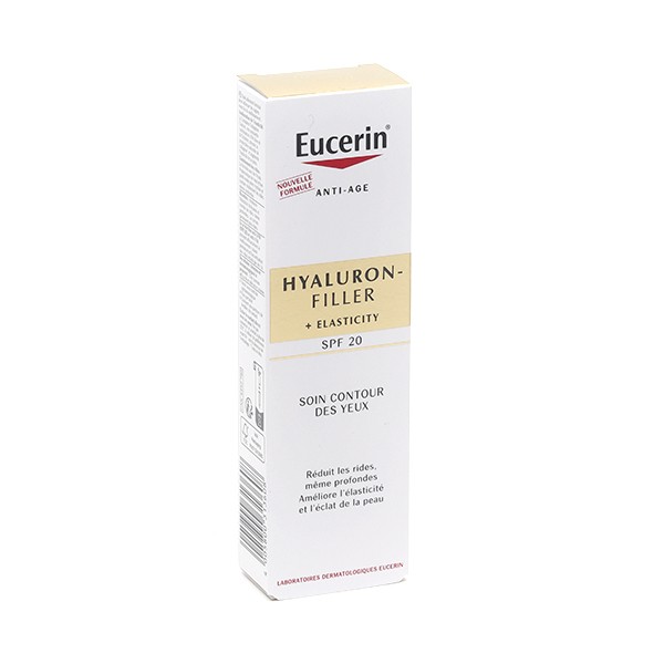 Eucerin Hyaluron Filler + Elasticity Soin contour des yeux SPF 20