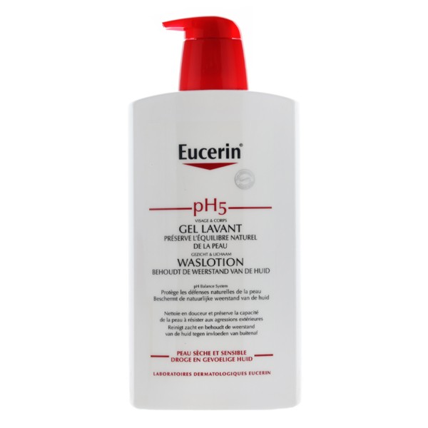 Eucerin gel lavant peau sensible PH5