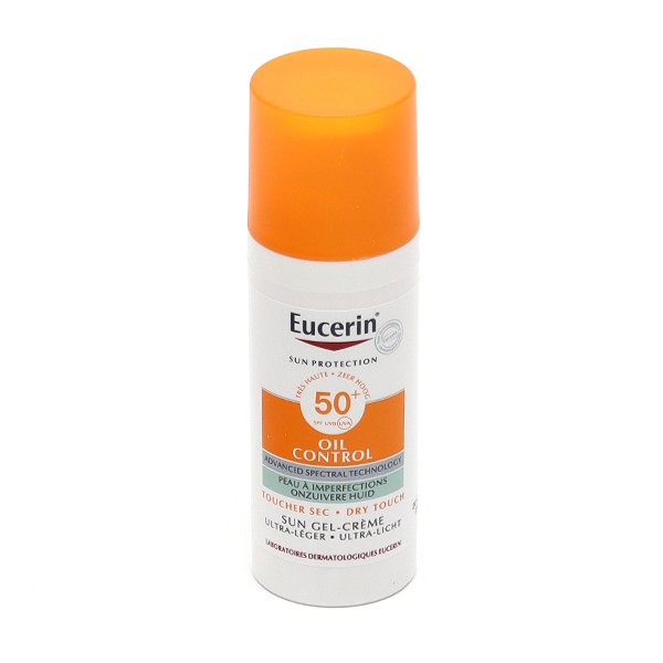 Eucerin crème solaire Sun Protectection Oil control SPF 50+