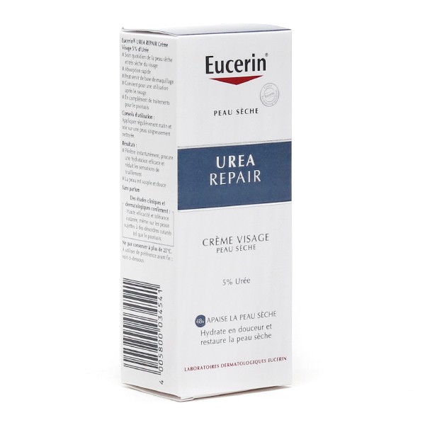 Eucerin UREA Repair crème visage peau sèche