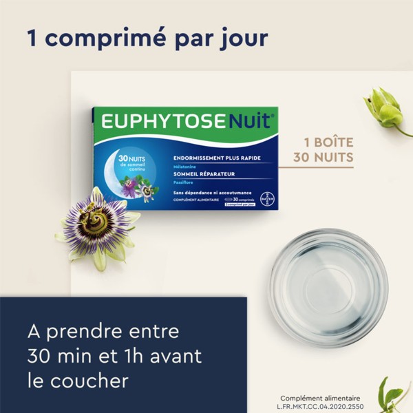 Euphytose Nuit LP 1,9 mg comprimés