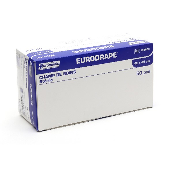 Champ de soins stériles Eurodrape 50 unités