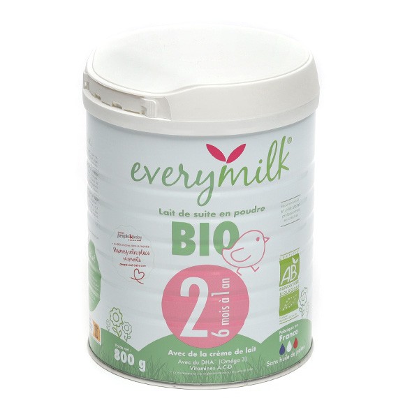 Everymilk lait 2ème âge Bio