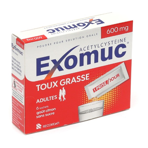 Exomuc 600  mg Poudre sachets