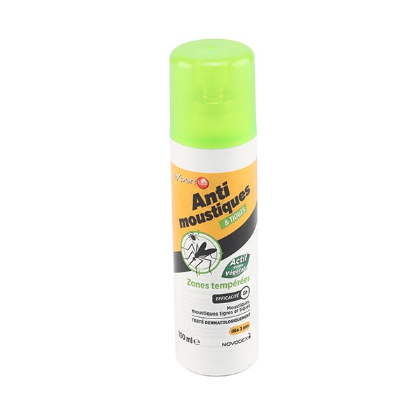 Expert 123 Anti moustiques et tiques Spray Zones tempérées