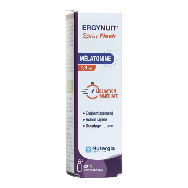 Nutergia Ergynuit Spray Flash Mélatonine 1,9 mg