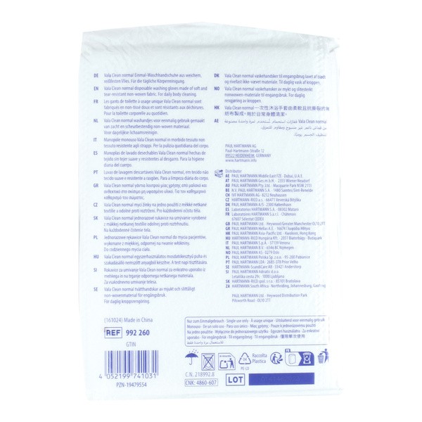 Vala Clean Normal gant de toilette jetable