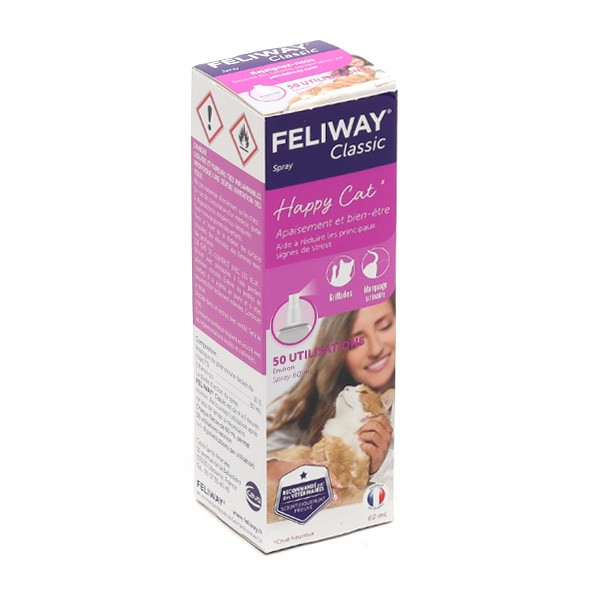 Feliway Classic Spray de Phéromone - Bien être du chat