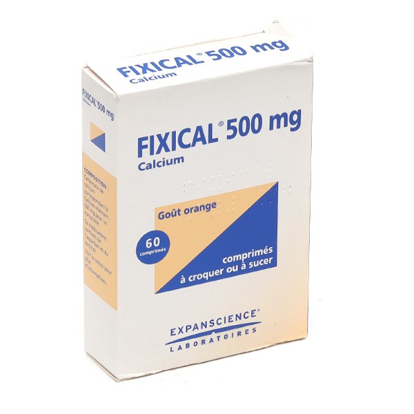 Fixical 500 mg comprimés à sucer ou à croquer