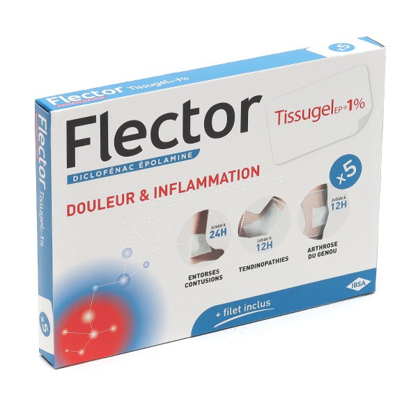 Flector Tissugel EP 1 % patchs
