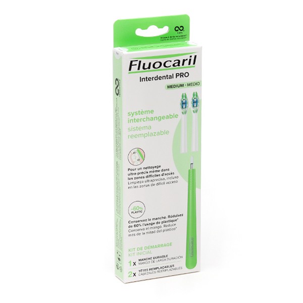 Fluocaril Interdental Pro brosse à dents tête rechargeable medium