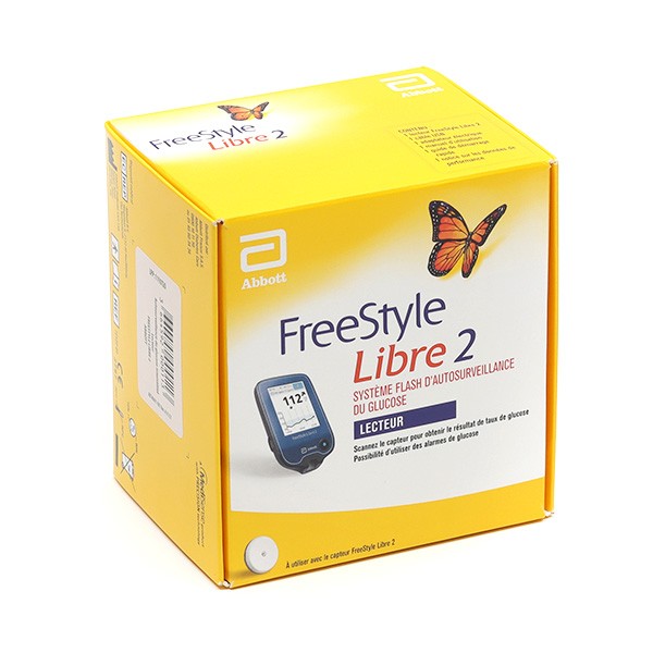 Freestyle Libre 2 Lecteur de glycémie - Mesure diabète sans piqûre
