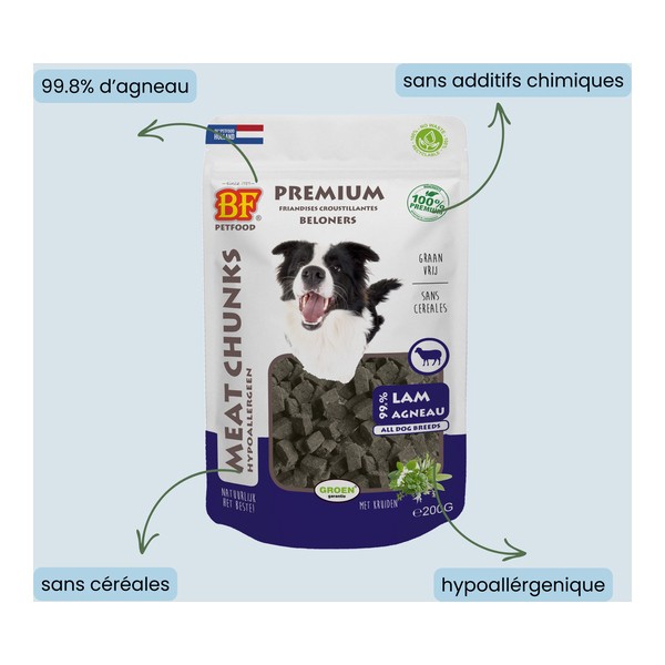 BF Petfood Friandises pour chien à l'agneau