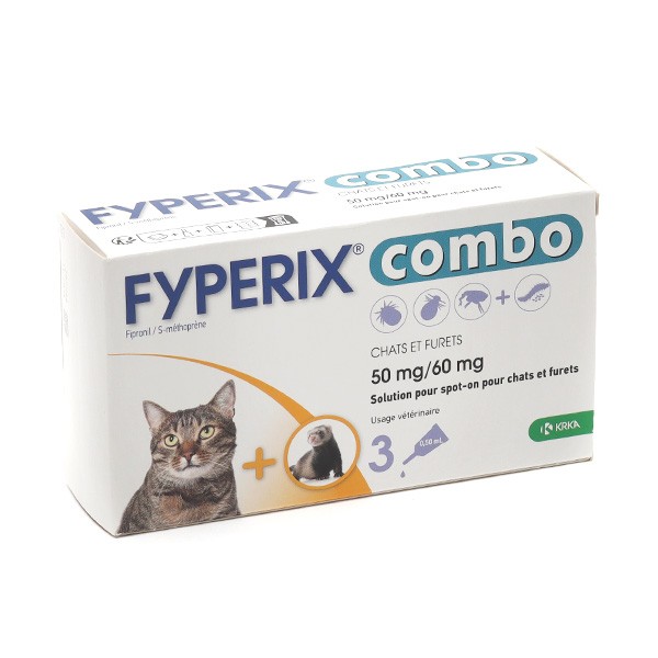 Fyperix Combo Chat pipette anti puce