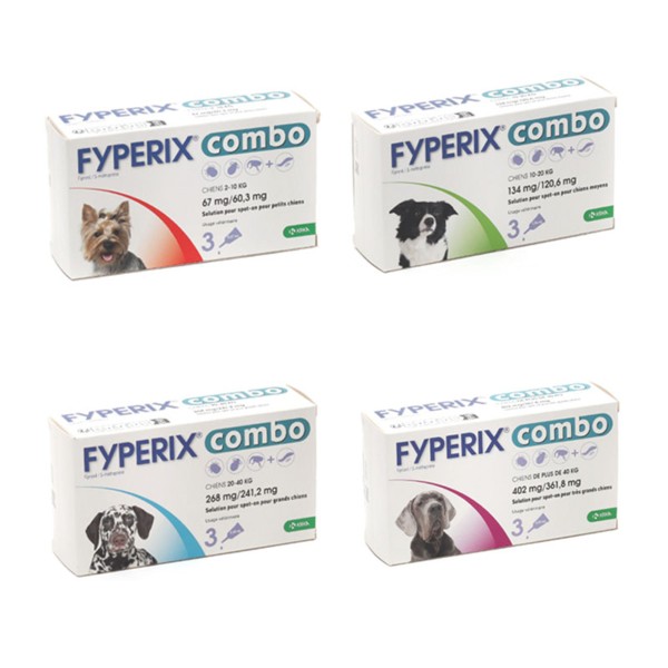 Fyperix Combo Chien pipette anti puce