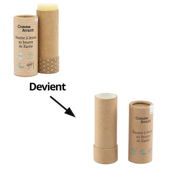 Comme Avant baume à lèvres au beurre de Karité bio