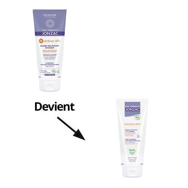 Jonzac Nutritive ATO+ Baume relipidant anti grattage bio