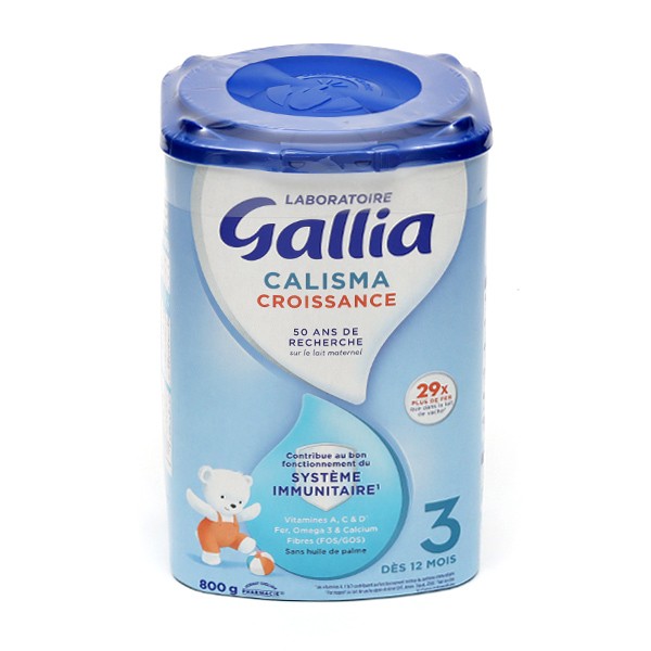Gallia Calisma Croissance lait 3ème âge