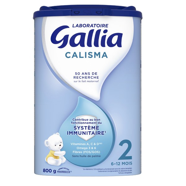 Gallia Calisma Lait 2ème âge