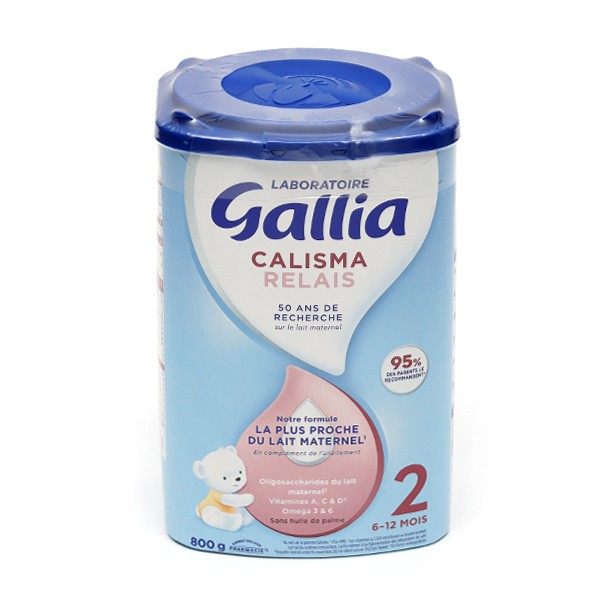 Gallia Calisma relais lait 2ème âge