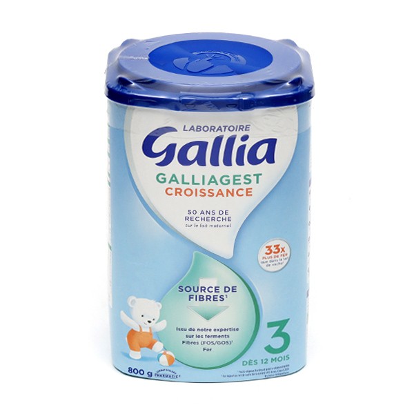 Gallia Galliagest Croissance lait 3ème âge
