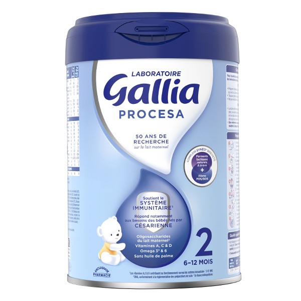 Gallia Procesa lait 2ème âge