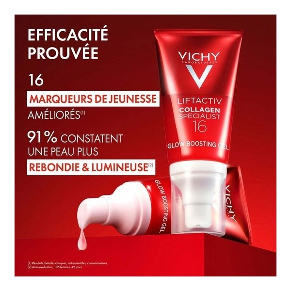 Vichy Liftactiv Collagen specialist 16 glow boosting gel éclat