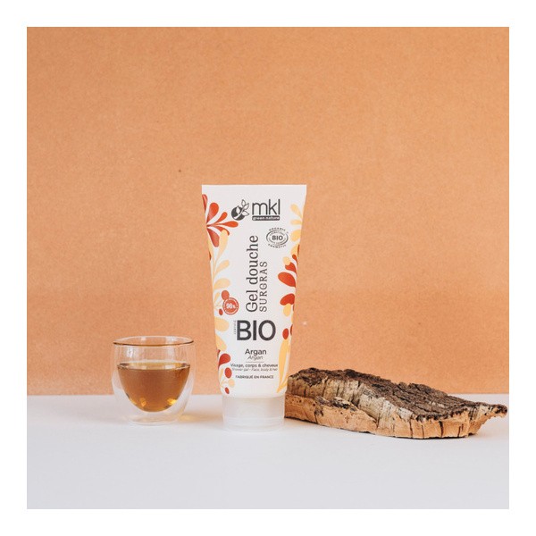 MKL gel douche surgras Argan bio