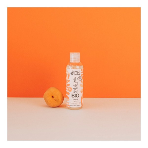 MKL gel douche surgras Abricot bio
