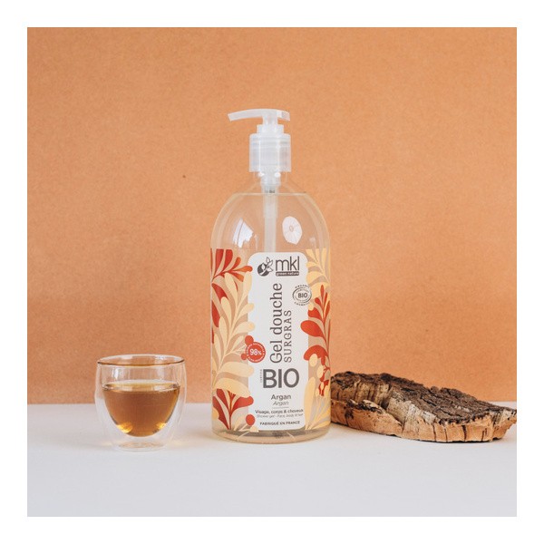 MKL gel douche surgras Argan bio