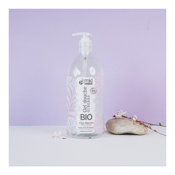 MKL Gel douche surgras Fleur blanche Bio