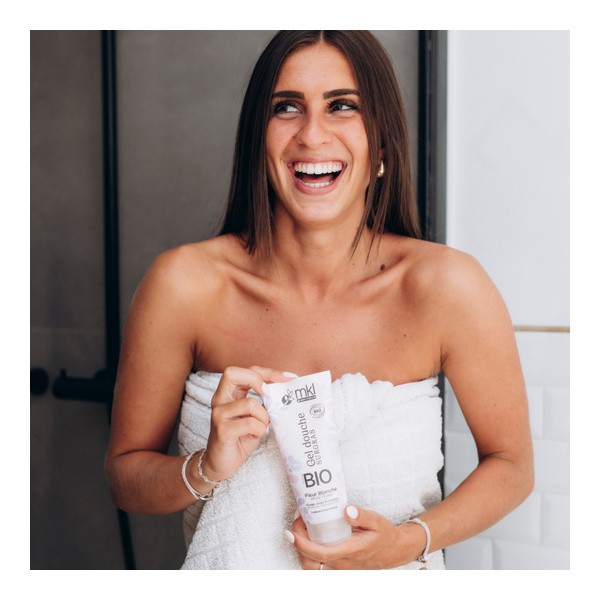 MKL Gel douche surgras Fleur blanche Bio