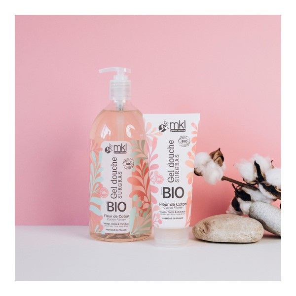 MKL Gel Douche surgras Fleur de coton Bio