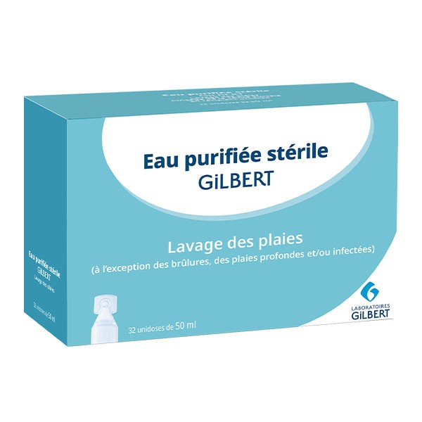Gilbert Eau purifiée stérile unidoses