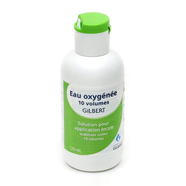 LABORATOIRES GILBERT - Flacon d'eau oxygénée- 250 ml stabilisée 10