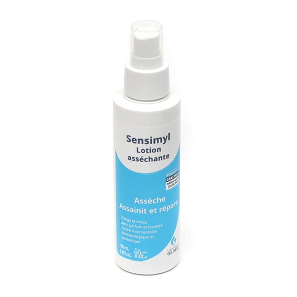 Gilbert Sensimyl lotion assechante Anti grattage Visage et corps