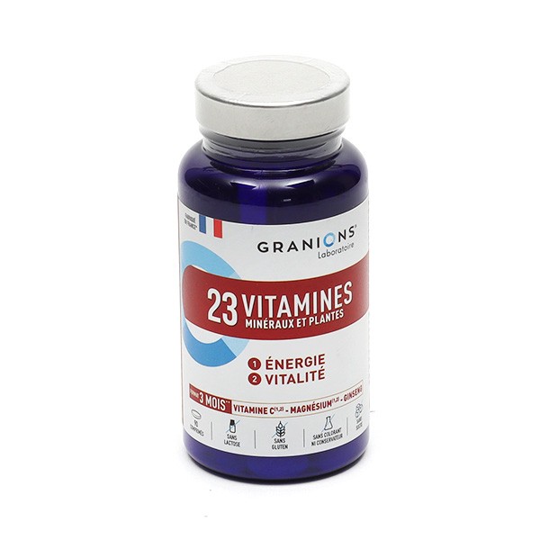 Granions 23 vitamines, minéraux et plantes comprimés