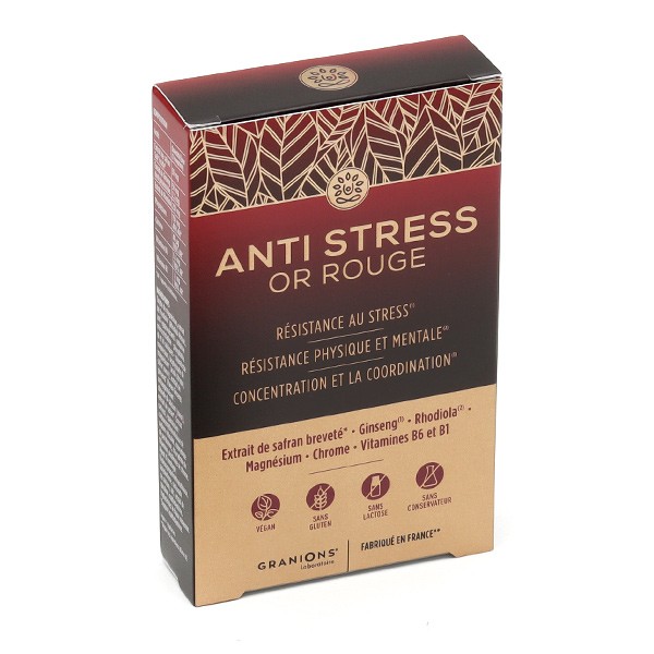 Granions Anti Stress Or rouge comprimés