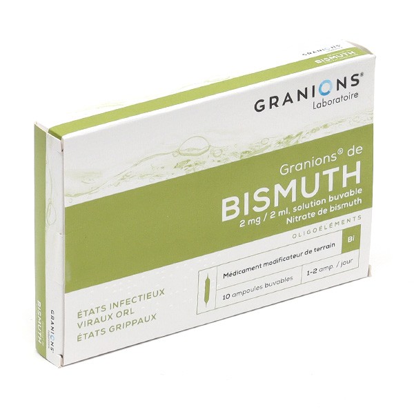 Granions de Bismuth ampoules